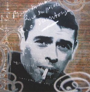 Voir le détail de cette oeuvre: Portrait Jacques BREL a la cigarette
